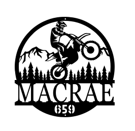 Dirtbike sign